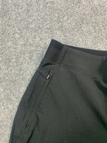 Pantalones de chándal Athleta para mujer talla 6 negros con bolsillos elásticos en la cintura y cremallera en las piernas - Imagen 6 de 20