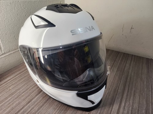 Sena Stryker DOT Full Face Bluetooth Helmet Sound by Harman Kardon XL SIZE White - Picture 6 of 8