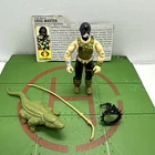 GI Joe Croc Master w/Accessories & File Card 1987 ARAH Hasbro New O-Ring