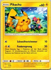 Pokemon Pikachu 14/30 SM Trainer Kit: Lycanroc & Alolan Raichu Deutsch New 2017