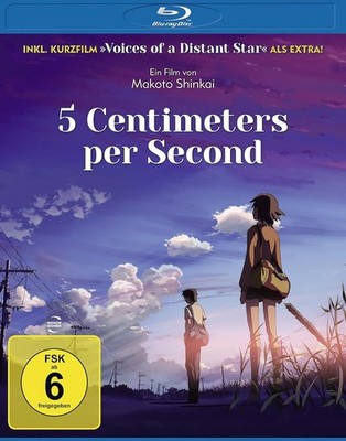 5 cm per second Deutsche Blu Ray Makoto Shinkai NEU - versiegelt