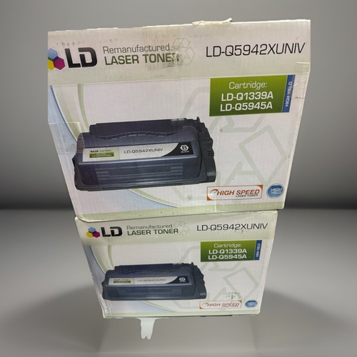 LD kompatibler Ersatz für HP 42X / Q5942X 2PK HY Schwarz Tonerkartuschen - Bild 1 von 7