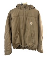Carhartt Men's Full Swing Jacket 102207 908 Size Large Regular Brown EUC