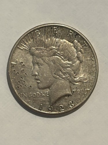 1923-S Peace Dollar 1 $ US Münze 90% Silber