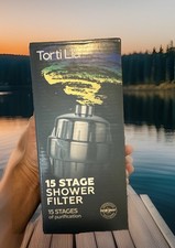 High Output 15 Stage Shower Filter with Replaceable Multi Stage Cartridge  NEW