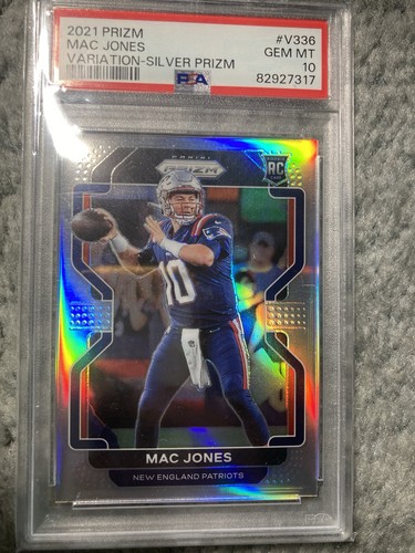 2021 Panini Prizm - Rookie Variation Silver Prizm #V-336 Mac Jones - PSA 10 - Bild 3 von 4