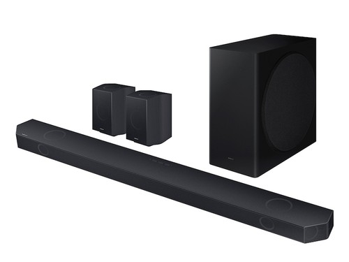SAMSUNG Q-SERIES 9.1.4 CH. WIRELESS DOLBY ATMOS SOUNDBAR REAR SPEAKERS - BLACK - Picture 2 of 4