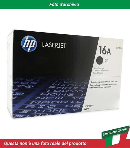 Q7516A HP Laserjet 5200 Cartuccia del Toner Nero