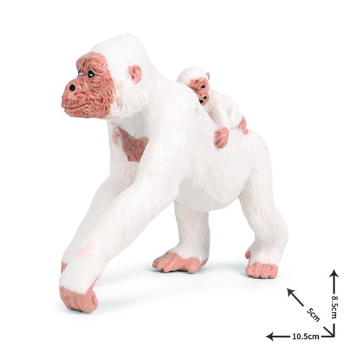 Figuras de animales salvajes figura de gorila adornos de juguete para niños - Imagen 8 de 11