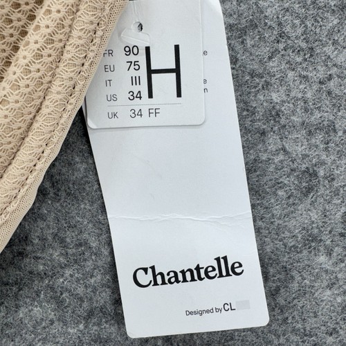 Sujetador Chantelle Parisian Allure para mujer talla 34H sin forro con aros nude - Imagen 3 de 14