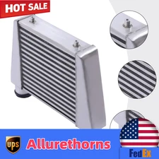 Universal Turbo Intercooler Aluminum Front Mount Same Side 2.5" Inlet & Outlet