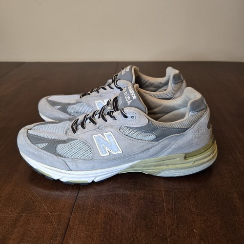 Size 12 - New Balance 993 made in USA gray white Men’s MR993GL - Picture 7 of 16