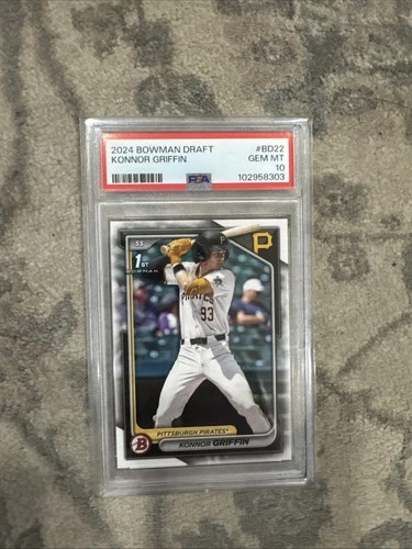 Konnor Griffin 2024 Bowman Draft  1st  PSA 10