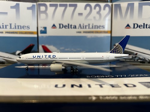 Gemini Jets 1:400 United 777-200 Old Livery Rare