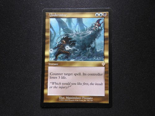 Undermine LP [Invasion] #2 Mtg Magic Free Tracking! - Picture 1 of 2