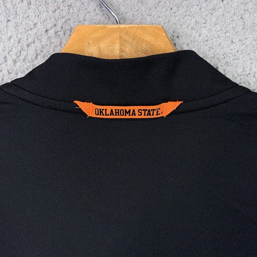 Oklahoma State Cowboys Jacket Mens Large Black NCAA Basketball Nike Full Zip OSU - Picture 16 of 19