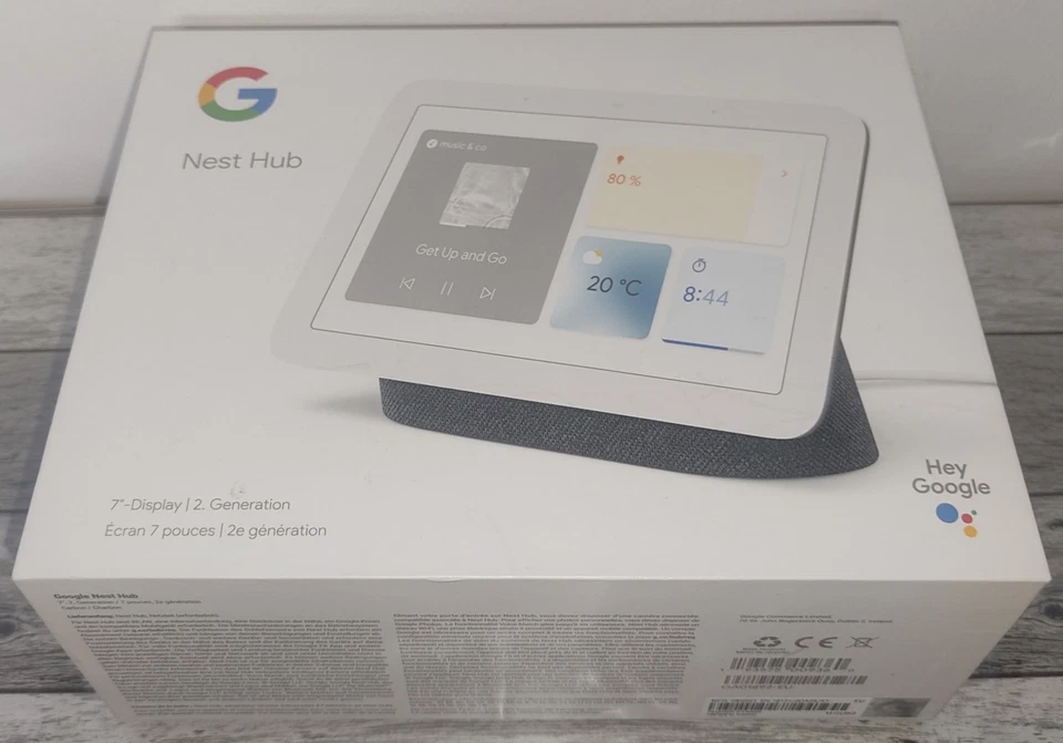 Google Nest Hub 2e génération 7" Blanc Chalk - Comme neuf + boîte d’origine - Photo 1/4