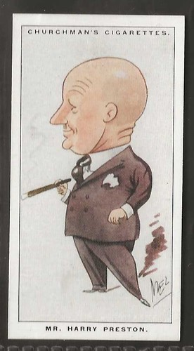 CHURCHMAN-MEN OF THE MOMENT IN SPORT 1928-#15- BOXING - HARRY PRESTON  - Picture 1 of 2