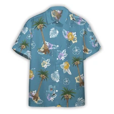 Pokemon Hawaiian Shirt Tropical Alolan Exeggutor Hawaii Shirt Pokemon Aloha Shir