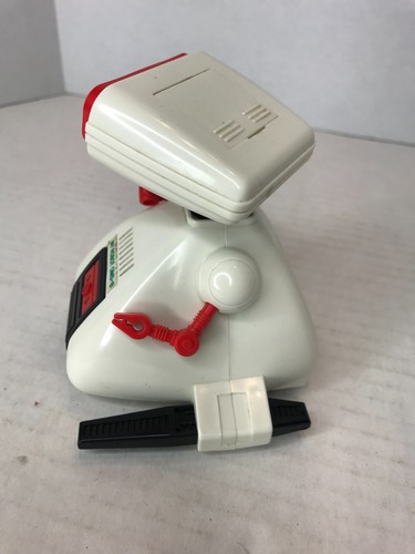 TOMY Dingbot Vintage My Robot OMS-B 4,25" Giocattolo Anni 80 Omnibot FUNZIONANTE, Glitch - Foto 3 di 7
