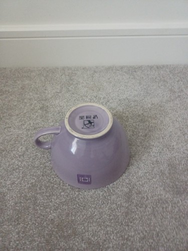 ARC France Purple Spiral Breakfast Cereal Bowl With Handle - Picture 5 of 6