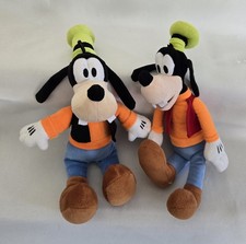 Pair of Just Play Disney Plush Goofy Character, Approximately 10"