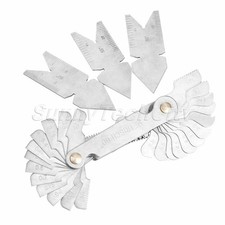 Steel Metal Measure Whiwortk 55 Metrisch 60 Center Pitch Gauge Ispection Set