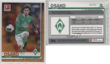 2019-20 Topps Chrome Bundesliga Orange Refractor /25 Yuya Osako #84