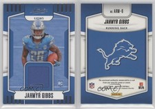 2023 Panini Absolute Absolute Rookie Materials Jahmyr Gibbs #ARM-6 RC