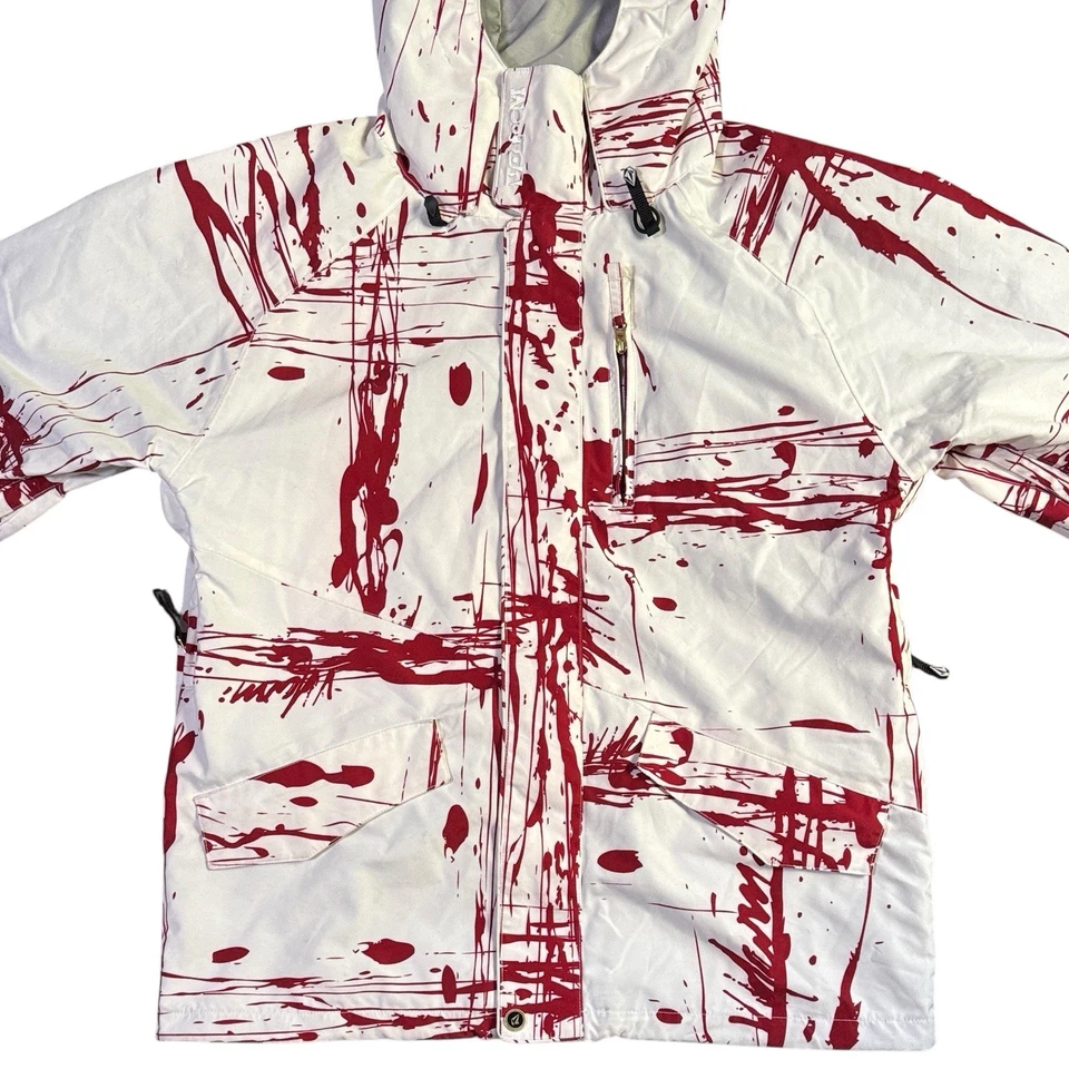 Volcom Nimbus 5000MM Snowboard Slasher Jacket Red/White Men’s Medium - Image 2 of 4