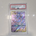 The Pokémon Company Mewtwo & Mew GX 222/236 Unified Minds FA TAG TEAM Holo PSA 9