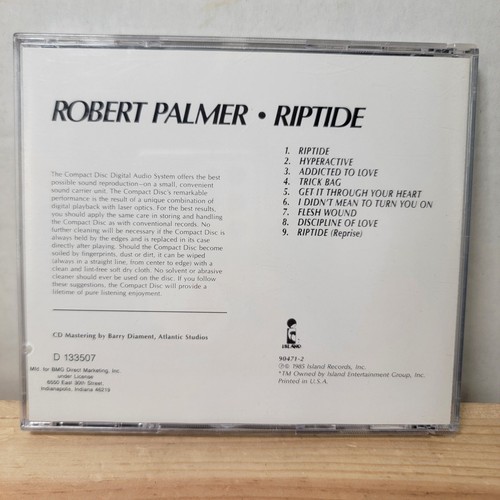 CD Robert Palmer - Riptide - Picture 4 of 5