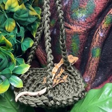 Soft Hamster Toy Bed Cage Toy Woven Bed Hanging for Other Small Animals