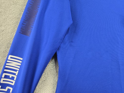 Nike Fußball Langarmshirt Dri-Fit Slim Fit USA 1/4-Reißverschluss Training Damen Small - Bild 6 von 22