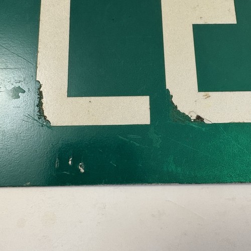 Schönes doppelseitiges Straßenschild aus Aluminium 24 "x 6" großartige Ergänzung für Männerhöhle Wand - Bild 8 von 11