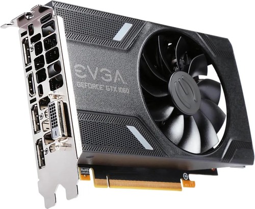 EVGA GeForce GTX 1060 GAMING, ACX 2.0 (Single Fan), 03G-P4-6160-KR - NEW! - Picture 1 of 5
