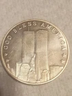 9/11 WORLD TRADE TWIN TOWERS 1 OZ 999 SILVER COIN