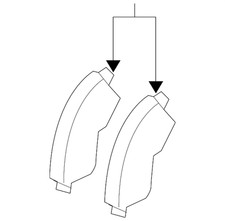 Genuine Toyota Brake Pads 04465-33480
