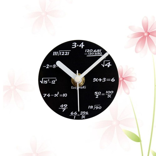 Magnetic Fridge Clock Creative Mathematical Formula Refrigerator Clock Round - Picture 8 of 11