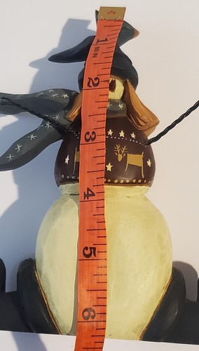Vintage 1997 Williray Studio Schneemann/Dame lange Haare machen die Splits mit blau - Bild 9 von 10