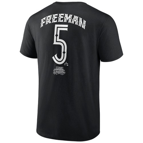 Men's Freddie Freeman Black Los Angeles Dodgers Mister Cartoon Name & Number - Picture 3 of 5