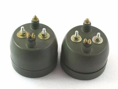 Cat Eye Rear Tail Light 4" Pair For Willys MB Ford GPW Jeep Truck A 1064/5 Green - Picture 3 of 5