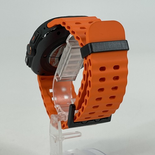 Samsung Galaxy Watch Ultra 47mm Gray Titanium (LTE) w/ Orange Marine Band - Picture 6 of 7