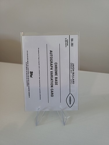 2024 Topps Chrome - Rookie Autographs Javon Bullard #RA-JBU Green Refractor /99 - Picture 2 of 4