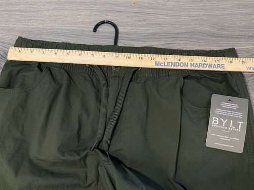 Pantalon Bylt homme 2XLarge vert weekender ripstop neuf avec étiquettes XXL - Photo 6/10