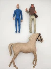 Louis Marx Toys Johnny West Geronimo Horse And Cowboy Set Of 3
