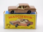 1968 Lesney Matchbox No.25 "Ford Cortina" Mint w/Original E2 Style Box