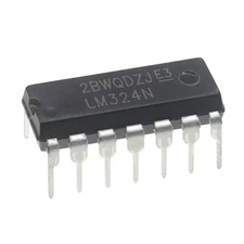 30 PCS LM324N LM324 Quad Op Amp DIP-14, Quadruple Operational Amplifier IC