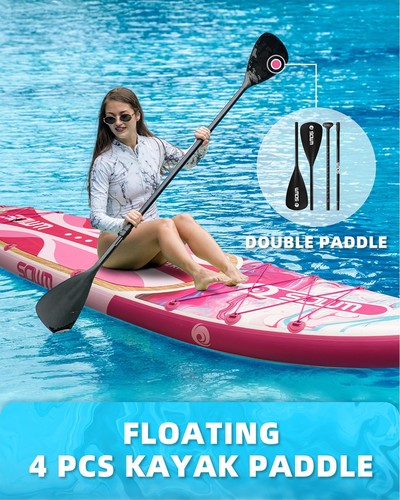 Inflatable Paddle Boards 11'x33'' with Sup Accessories, Stand Up SUP Paddle B... - Picture 4 of 9