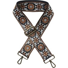 Casual 2" Wide Women's Purse Strap Replacement Crossbody Canvas 2"garden brown